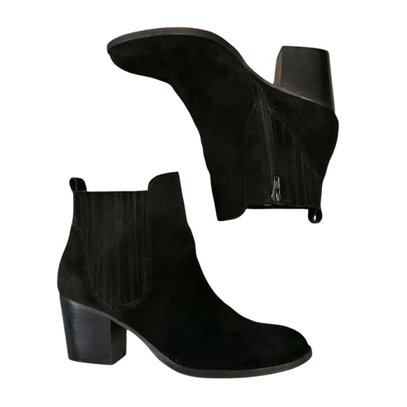 Crown Vintage Cindy Genuine Suede Ankle Booties Boots - Picture 5 of 13